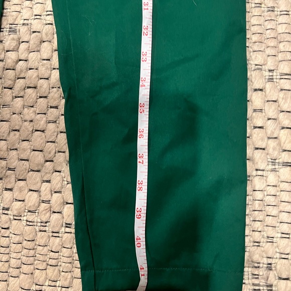 Forest green high waisted dress pants with belt - Picture 5 of 7